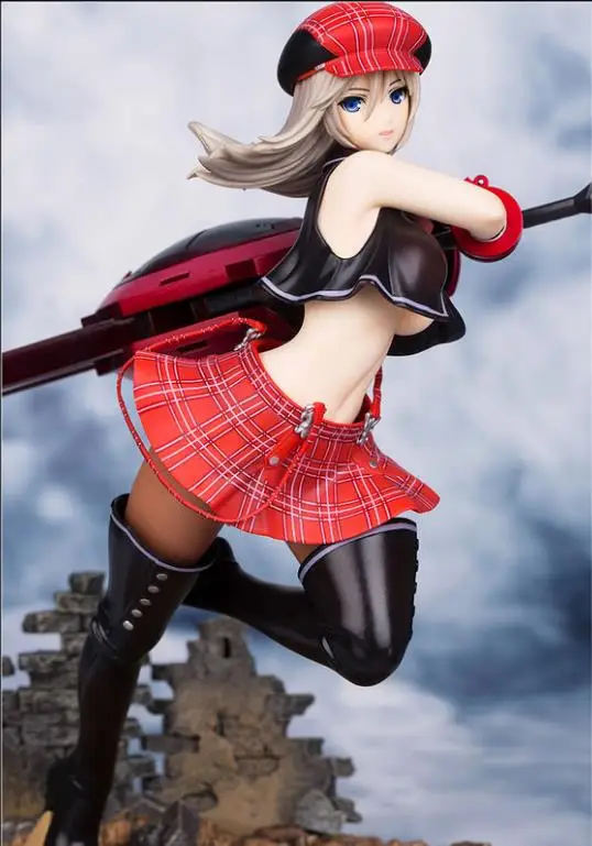 Японское аниме Alphamax Game God Eater Burst Alisa Ilyinichna Omela 1/8 весы сексуальная девушка ПВХ