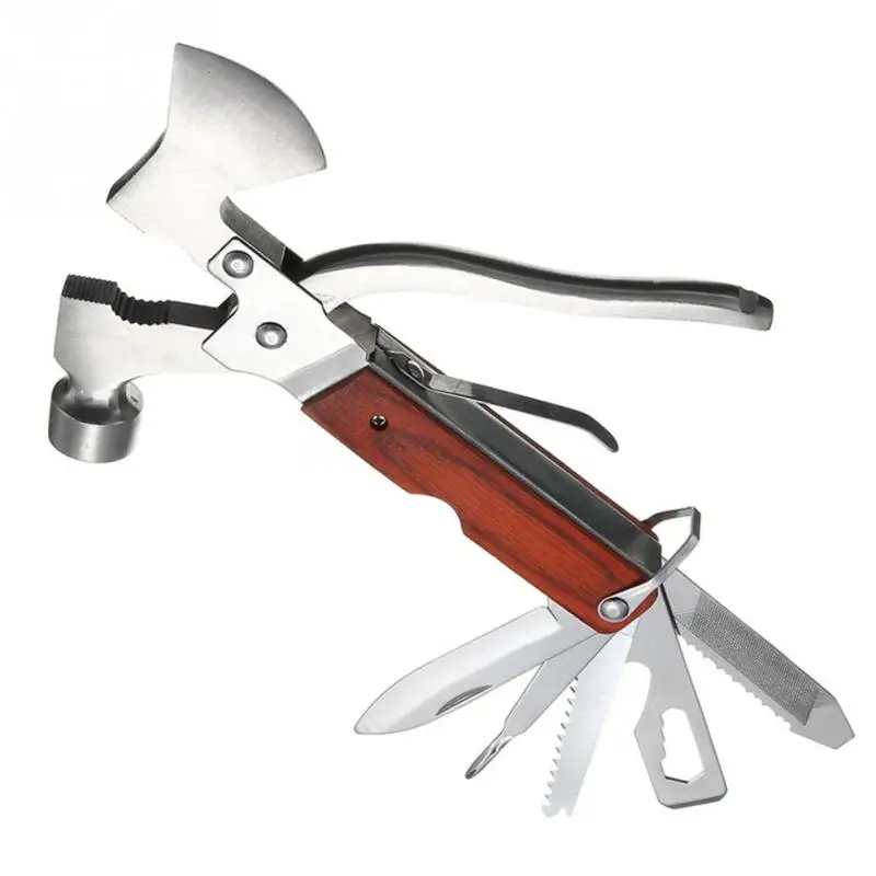 Многофункциональный складной инструмент топор с ножом пила Отвертка Набор для