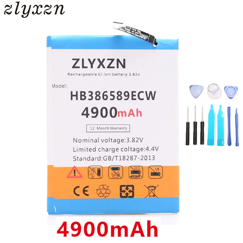 4900 mAh HB386589ECW Аккумулятор для Huawei P10 Plus VKY AL00 Bateria + Инструменты|Аккумуляторы мобильных телефонов| |