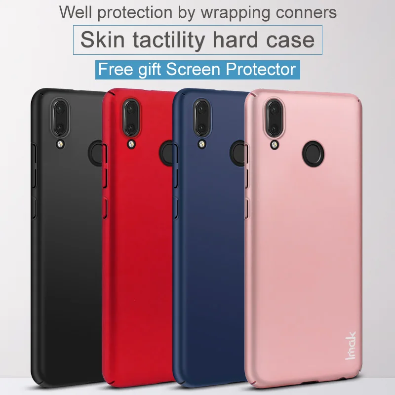 Жесткий чехол IMAK Jazz для huawei P20 Lite/Nova 3E Роскошный Глянцевый защитный из