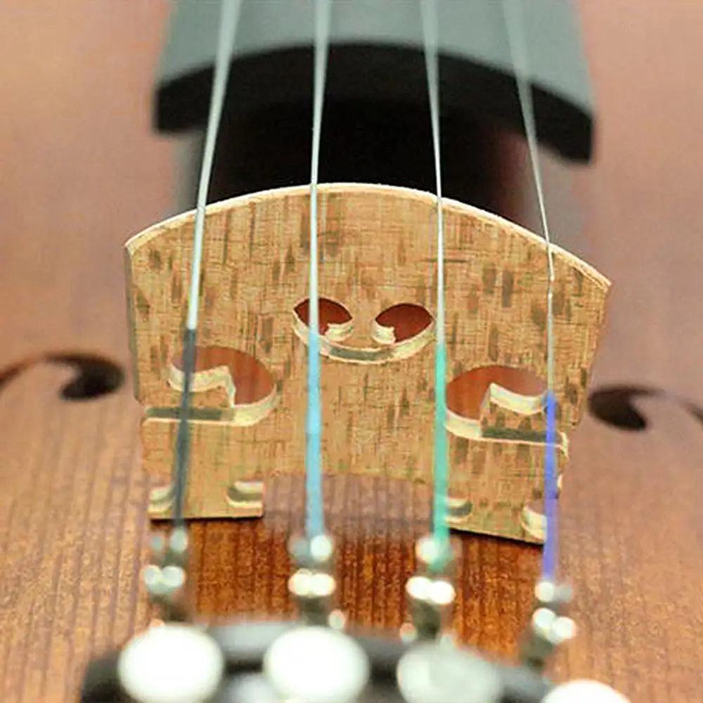 

2pcs Violin Bridges Fiddle Maple Wood Material for 4/4 Size Instrument Accessories Violin Strings Bridge Part Tools