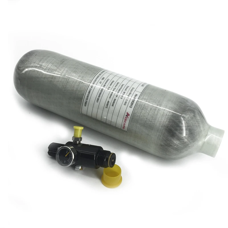 AC3011 HPA PCP пневматическая винтовка углеродная Firber цилиндр/бак 1.1L и регулятор 4500PSI для PCP винтовка пневматическая винтовка для стрельбы купить Acecare