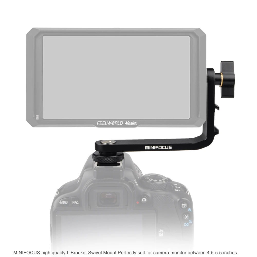 Шарнирный кронштейн L для камеры и монитора шарнирный с креплением ручной