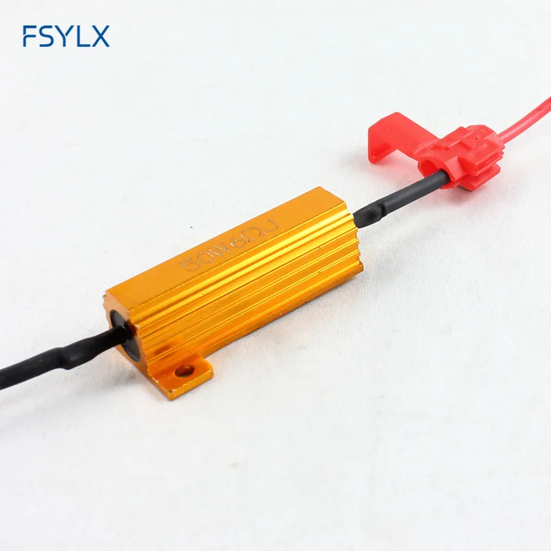 FSYLX автомобильный светильник нагрузочный резистор 50 Вт 6 Ом HID светодиодный