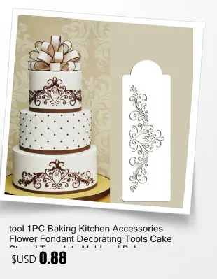 3 шт./компл. 3D Холли листьев печенья резец плунжера Fondant(сахарная) сахарные формы торт украшения пресс-формы для выпечки