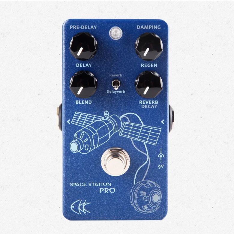 

CKK Electronics Space Station Pro Delay and Reverb Guitar Effect Pedal