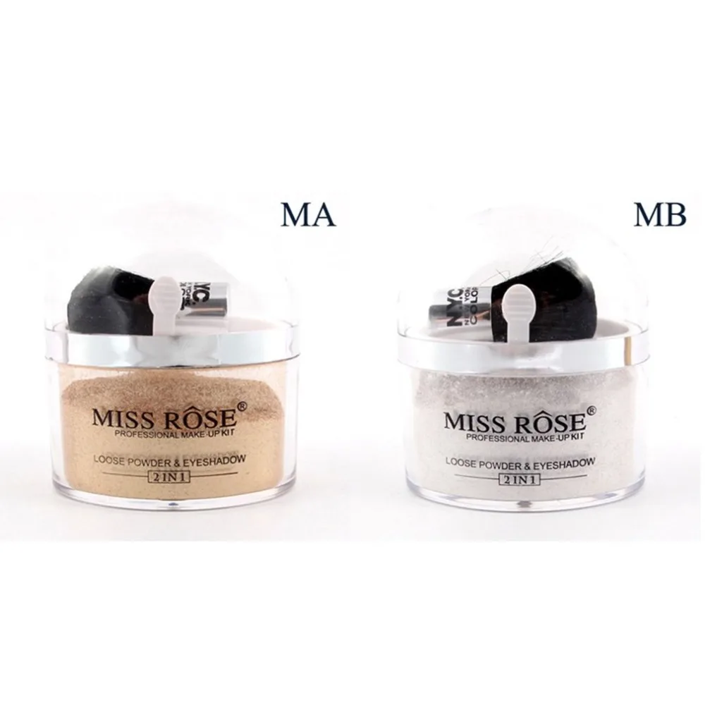 MISS ROSE Gold пудра серебряная пудра 2 цвета ремонт консилер макияж