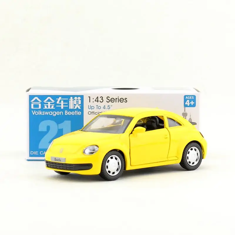 Бесплатная доставка/литая металлическая игрушка модель/Масштаб 1:43 Volkswagen New Beetle