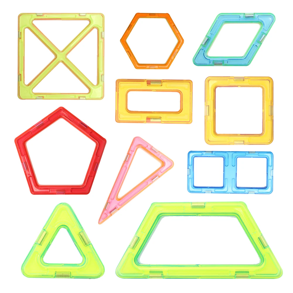 36 шт Мини Размер Магнитные строительные блоки просветленные Кирпичи DIY 3D