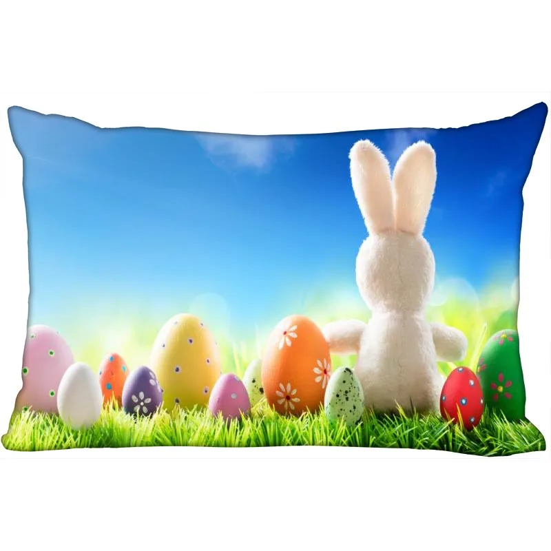 

ShunQian Easter Pillow Case High Quality Rectangle Zipper Pillowcase Wedding Decorative Pillow Cover Gift For Children