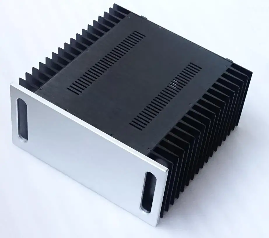 BZ4320A DIY коробка алюминиевый корпус большой усилитель мощности шасси задний усилитель корпус
