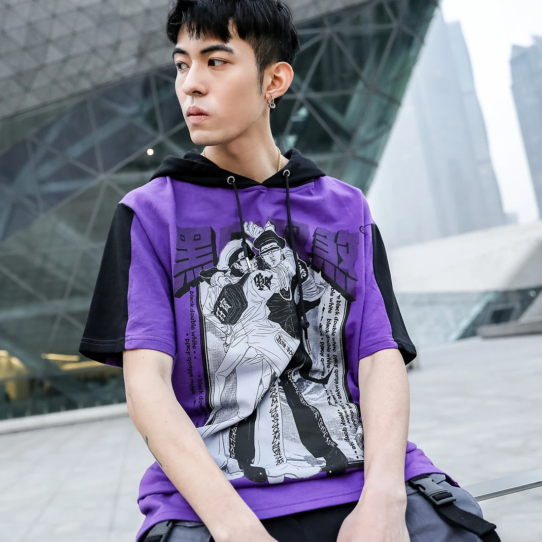 Aelfric Eden хип хоп японские Мультяшные персонажи принт футболки Harajuku повседневные с