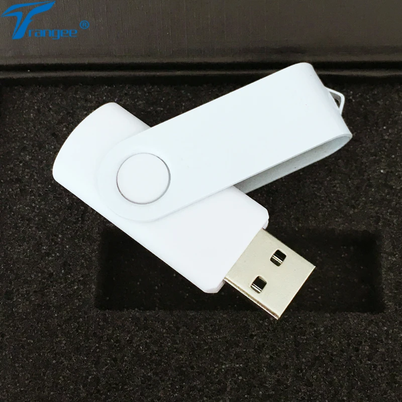 Флешка Trangee с пластиковой ручкой Вертлюг 4 ГБ 8 16 32 флешка USB 2 0 подарочной