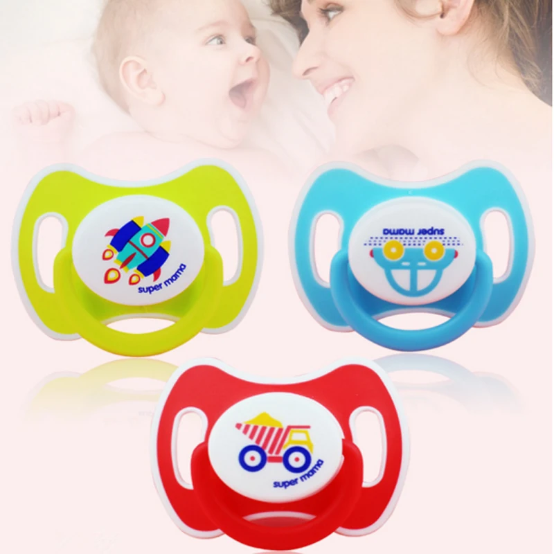 1 пара силиконовая соска для новорожденных младенцев Ортодонтическая пустышка