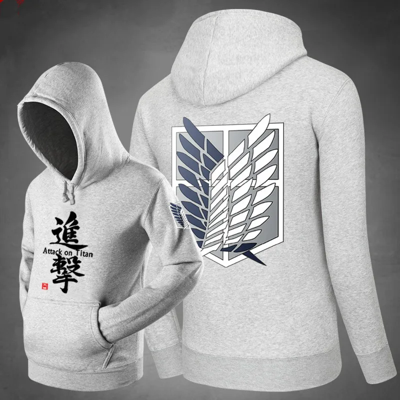[XHTWCY] аниме атака на Титанов куртка с капюшоном Shingeki no Kyojin Scout Regiment Косплей костюмы