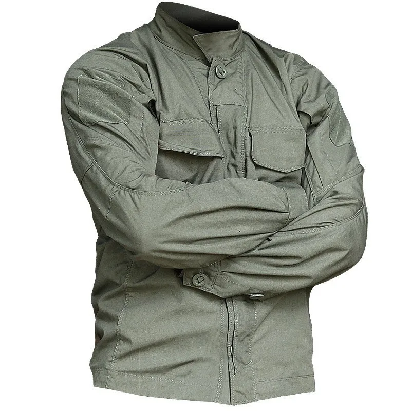 

Outdoor Summer Men Military Tactical Hiking Hunting Camping Fishing Training Clothes Breathable Long Sleeve Quick Drying Jacket