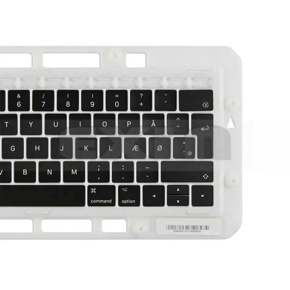 Клавиатура для ноутбука A1989 A1990 клавиши с датской клавиатурой Apple Macbook Pro Retina 13 15