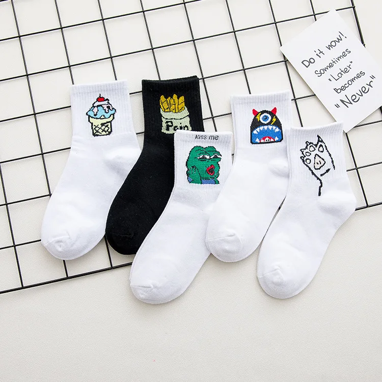 Модные милые короткие женские Носки с рисунком героев мультфильмов|socks female|short socks