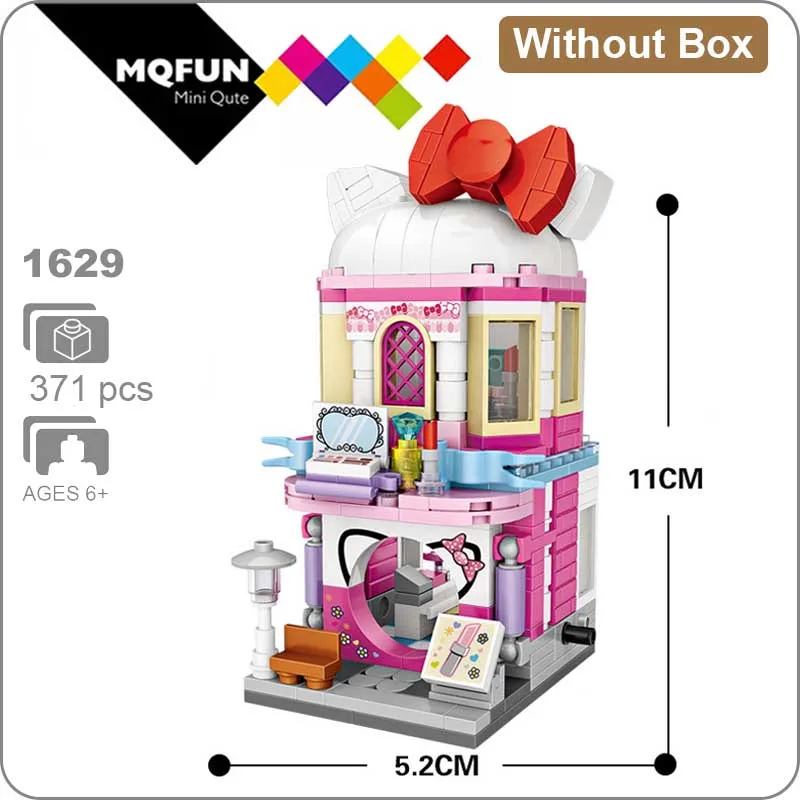 LOZ 1629 Without Box LOZ мини-блок улица город 3d Строительные блоки дом мультфильм магазин модель DIY сборки игрушки для детей Обучающие аниме развлечения - Цвет: LOZ 1629 Without Box