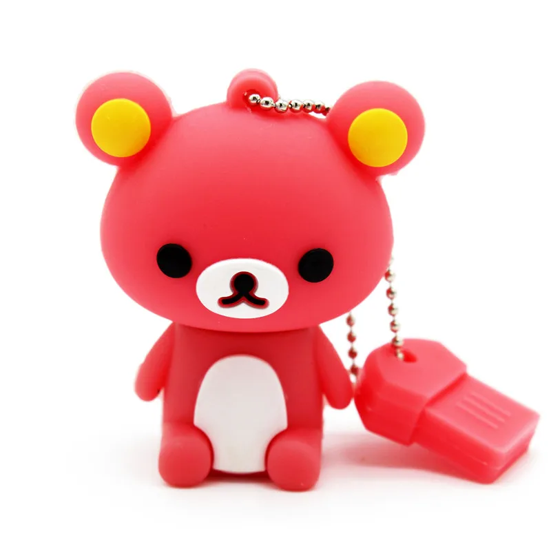 USB 3,0 милый флеш-накопитель Rilakkuma Bear style 16GB 32GB 64G 128G 256GB USB флеш-накопитель карта памяти U диск флешка