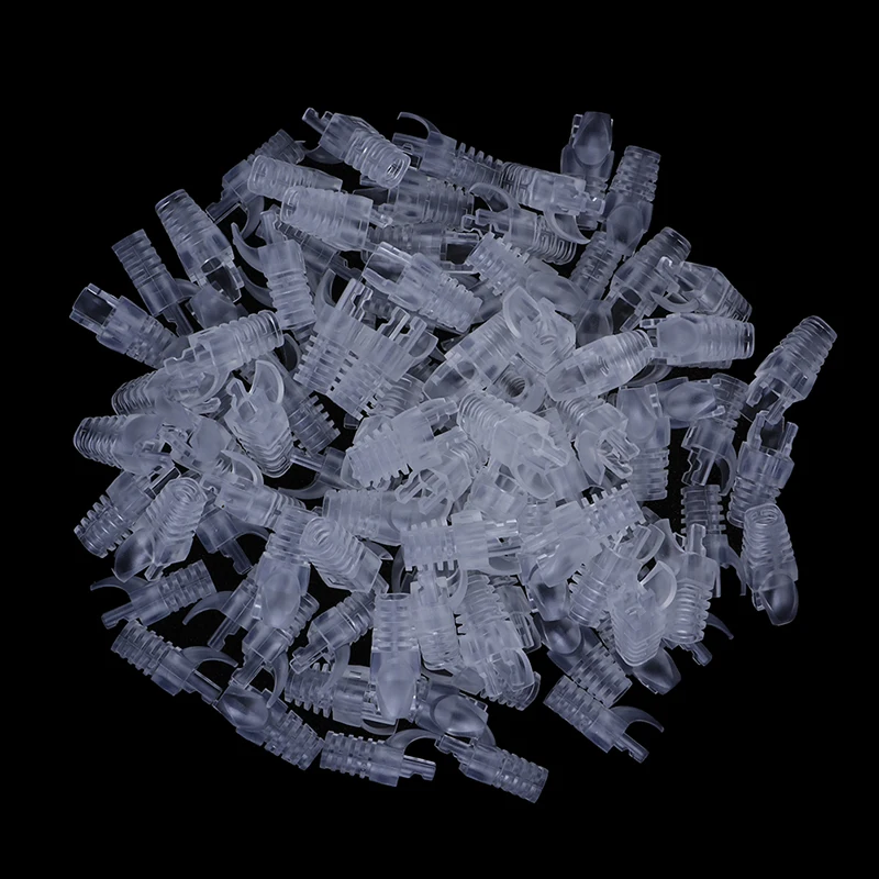 100 шт. защитная крышка для коннектора Ethernet cat6 rj45 6 5 мм | Компьютеры и офис