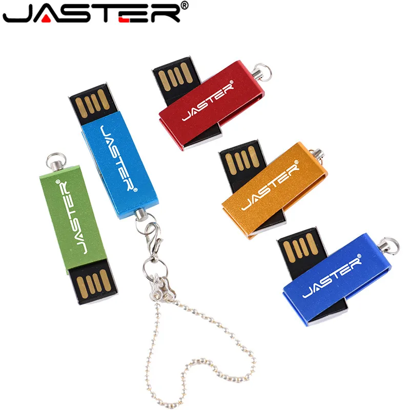 USB флеш-накопитель JASTER Mini Elf из нержавеющей стали 4 ГБ 8 16 32 64 водонепроницаемый 2 0
