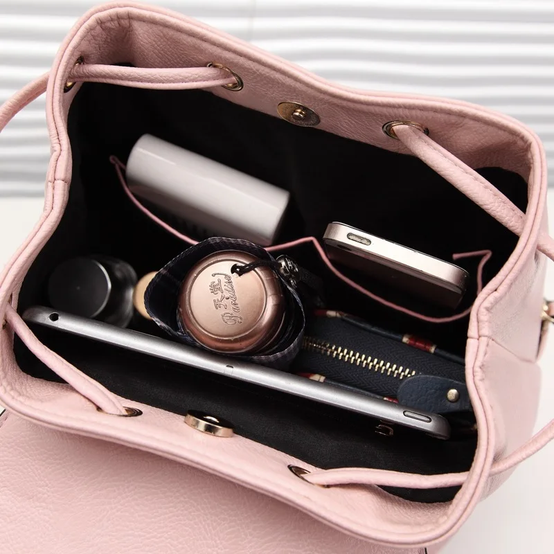 Модный стильный женский рюкзак большой школьный женская сумка на плечо высокое