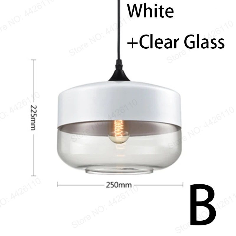B White and Clear BLUBBLE геометрический Nordic современный подвесной светильник Стекло светильники E27 E26 светодиодный подвесные светильники для Кухня Ресторан Бар подвесной светильник - Цвет корпуса: B White and Clear