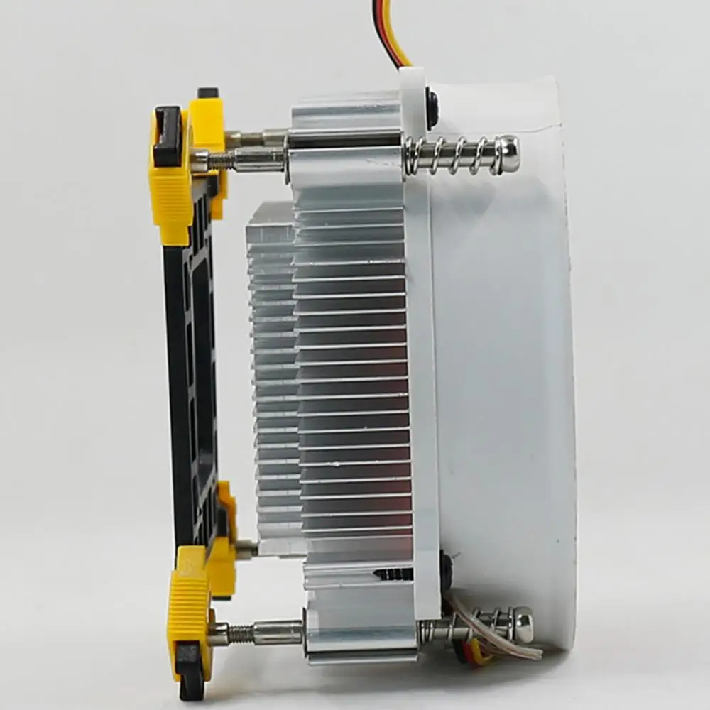 LED 2 тепловые трубы тихий процессор кулер радиатор двойной вентилятор для LGA 1155 775