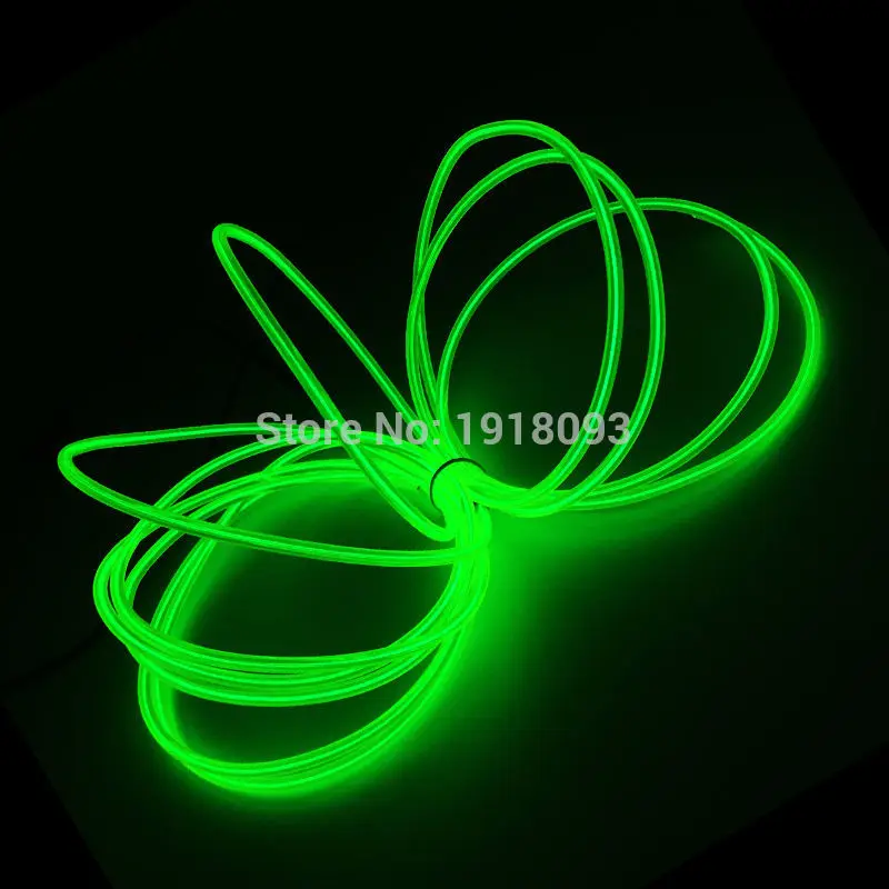 Lemon green Горячая Распродажа светящиеся костюмы светящийся продукт EL Wire светильник для костюмов EL Wire DY танцевальная одежда для праздничного украшения - Испускаемый цвет: Lemon green