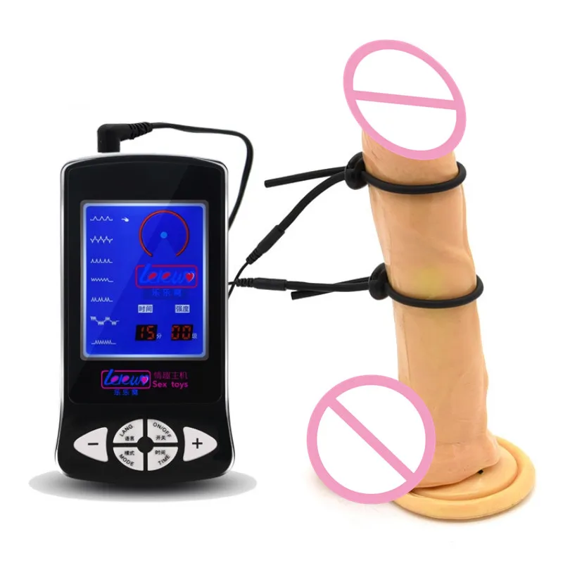 2 черные кольца на пенис головку члена хост кабель с электрическим током Размер