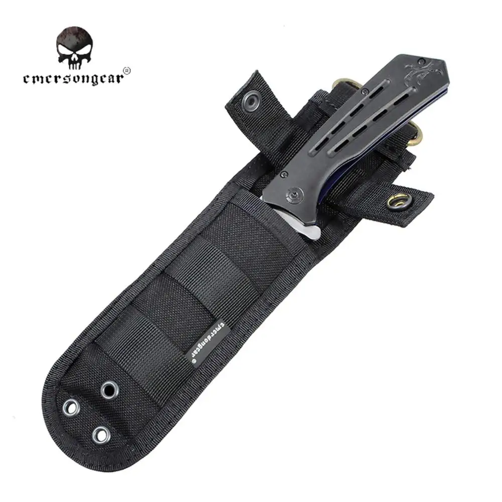 BK Emersongear тактический Чехол для ножей Военная армейская сумка для ножей EM8332 - Цвет: BK