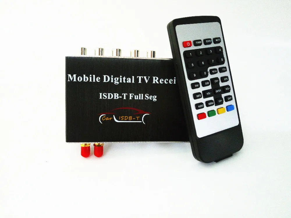 Двойной тюнер ISDB-T Full Seg Автомобильный цифровой ТВ-приемник 190 км/ч для Филиппин