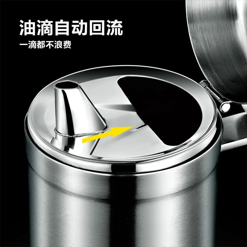 Нержавеющая сталь масло может оливковое бутылка/диспенсер без капель носик