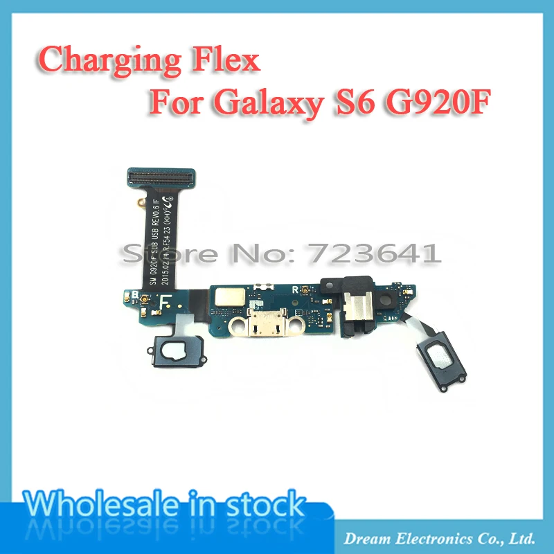 5 шт./лот USB док-разъем зарядный порт гибкий кабель для Samsung Galaxy S6 Edge Plus G920F G925F G9250 G928F