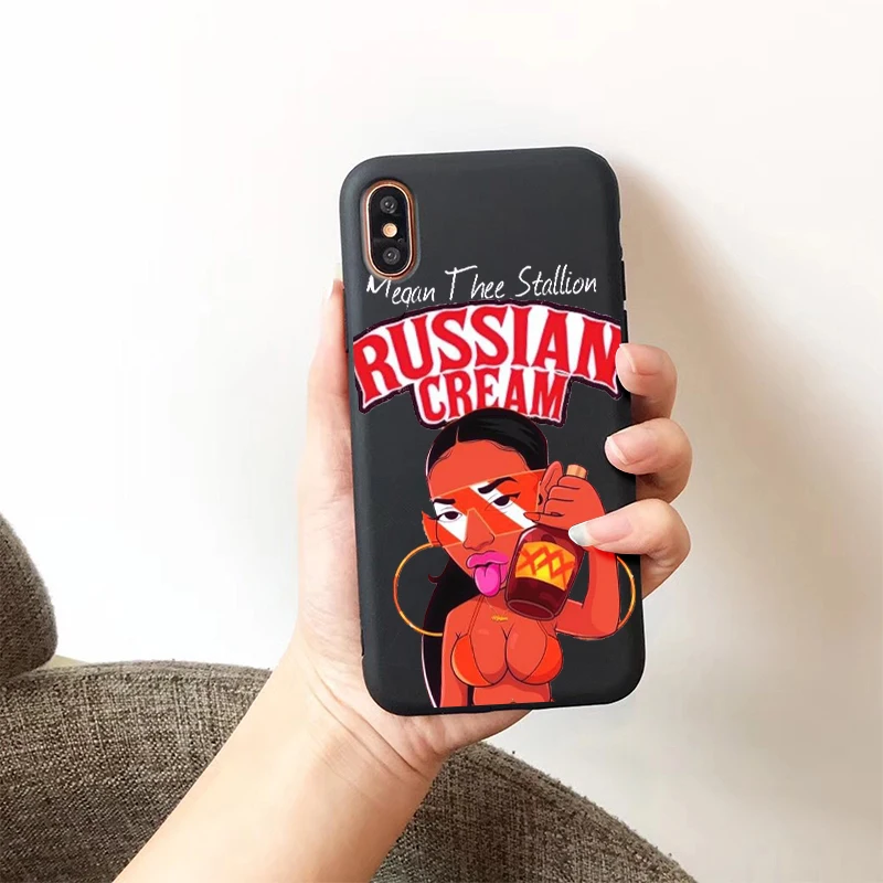 H-5614 Megan thee жеребец fever мягкий силиконовый карамельный цвет чехол для телефона для iPhone X XR XS MAX 6 7 8 plus 6s лучший дизайн корпуса - Цвет: H-5614