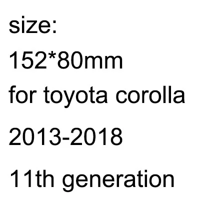 for corolla 11th 2 Lsrtw2017 закаленное фильм автомобиля экрана стальная пленка для Защитные чехлы для сидений, сшитые специально для toyota corolla 2010 2011 2012 2013 - Название цвета: for corolla 11th 2