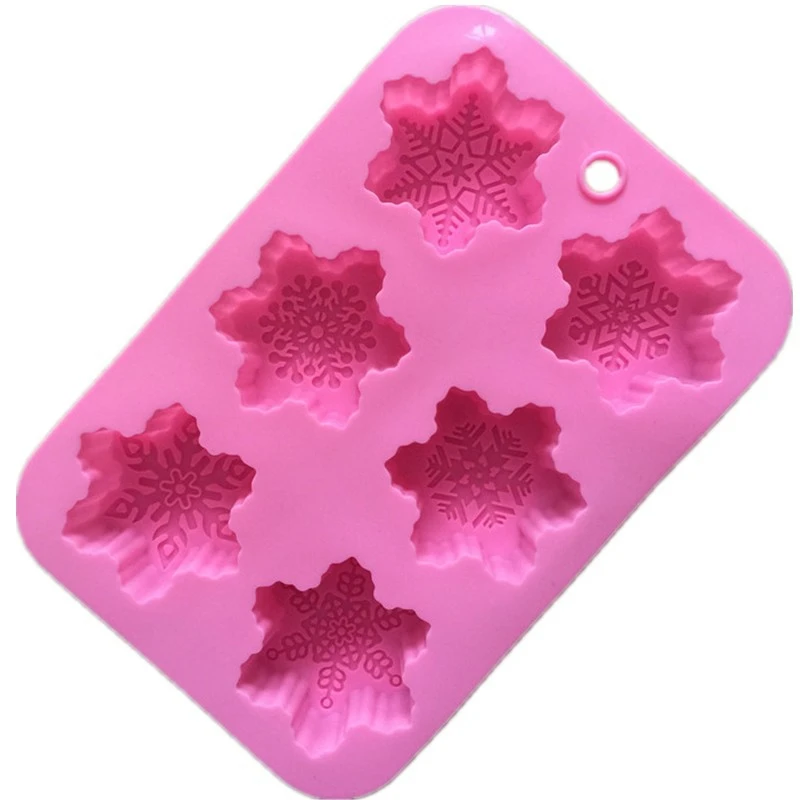 Силиконовая форма 6 различных форм цветок сделай сам для торта свечи