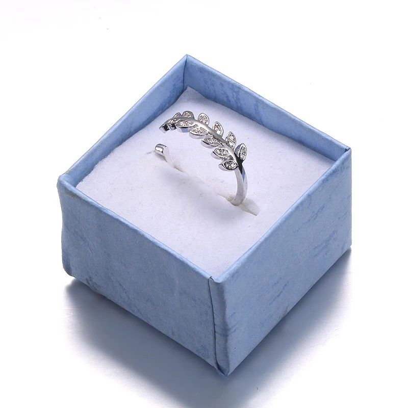 Винтажные кольца для женщин Простые ветви дерева Листья Открытое кольцо
