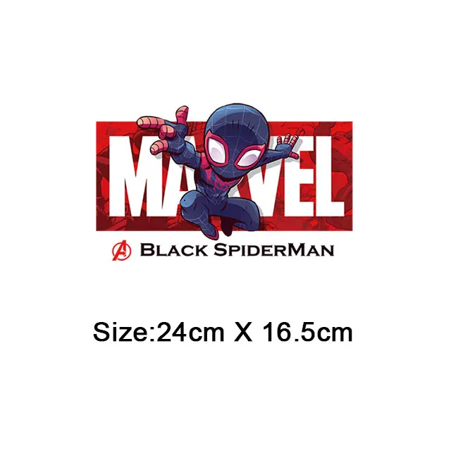 NO.4 Marvel наносимые с помощью утюга наклейки Супермен железный человек патчи для одежды куртка патч Железный На передачи для футболки diy патч Супер качество - Цвет: NO.4