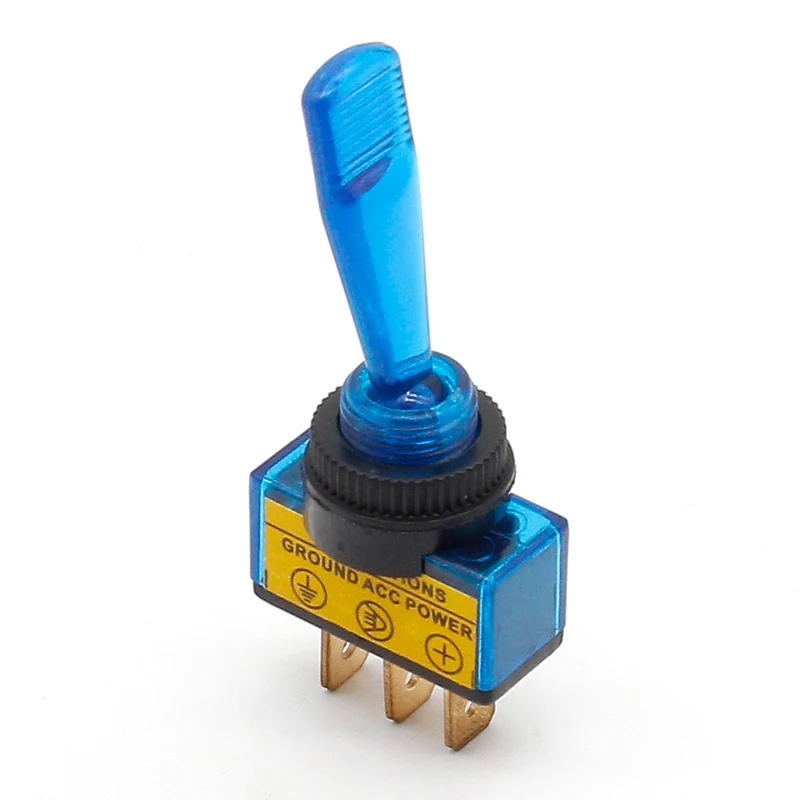 Автомобильный тумблер 3 Pin ВКЛ ВЫКЛ с лампой DC12V 20A|lamp switch|on-off toggle switchswitch lamp |