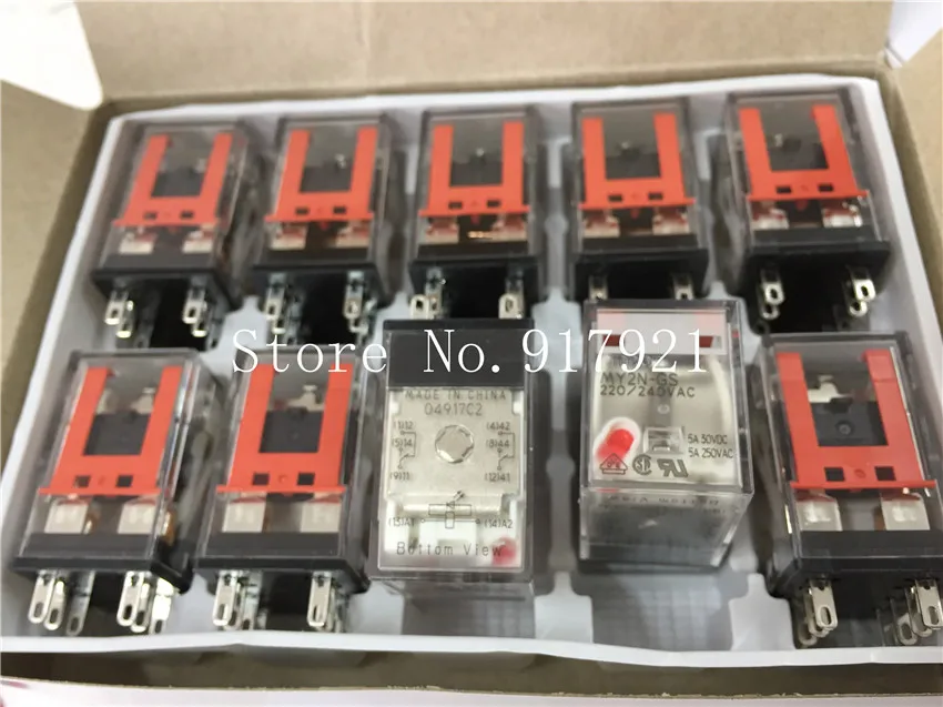 

[ZOB] 100% new original OMRON Omron relay MY2N-J MY2N-CR-GS AC220V AC110V MY2N-D2-GS MY2N-D2-J DC24 --20PCS/LOT