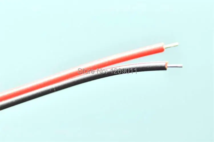 Красный и черный луженый медный провод светодиодный Удлинительный кабель 18AWG |