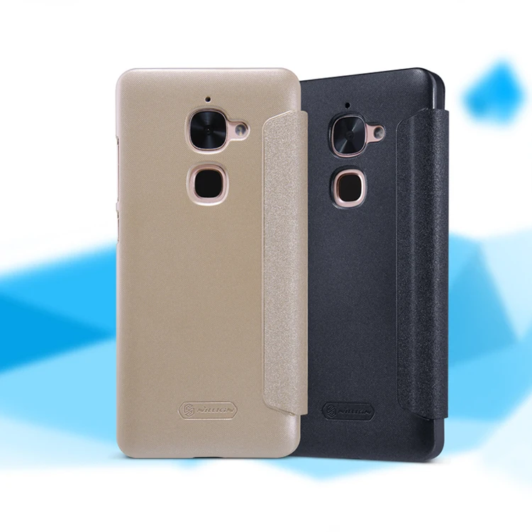 Для Letv LeEco Le 2 чехол NILLKIN блестящий с откидной крышкой из кожи окошком для экрана