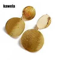 metal fashion punk style clip earrings statement textured statement heavy ear jewelry