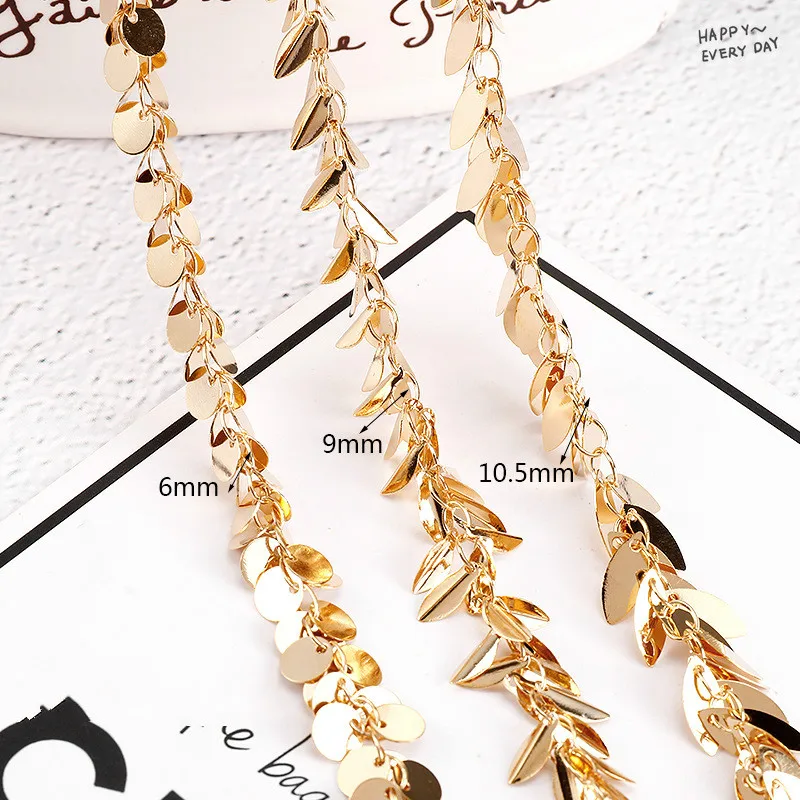 50cm/lot Gold Color Necklace Chains Brass Bulk for DIY Jewelry Making Materials 2018 New | Украшения и аксессуары