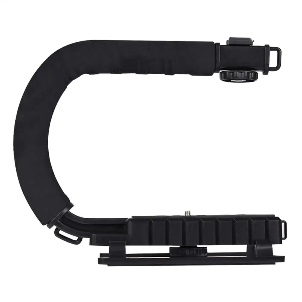 Only Handgrip PULUZ DV кронштейн стабилизатор набор U/C Форма Портативный Кронштейн ручной светодиодный студийный светильник микрофон комплект для iPhone Nikon Canon - Цвет: Only Handgrip