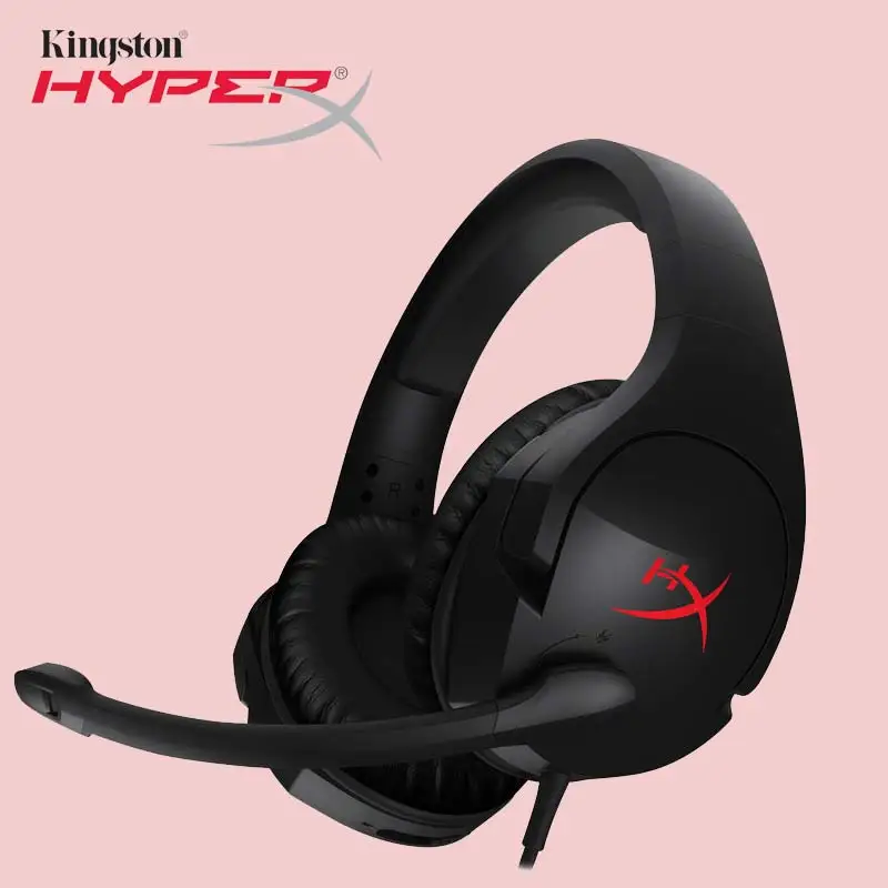 Kingston наушники HyperX Cloud Stinger Auriculare Steelserie игровая гарнитура с микрофоном Микрофон