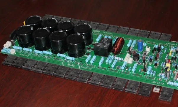 Импортный TTA1943/TTC5200+ 2SA940+ 2SC2073 1000 Вт Предварительная плата сценического усилителя,(моно Плата усилителя, в комплект не входит радиатор