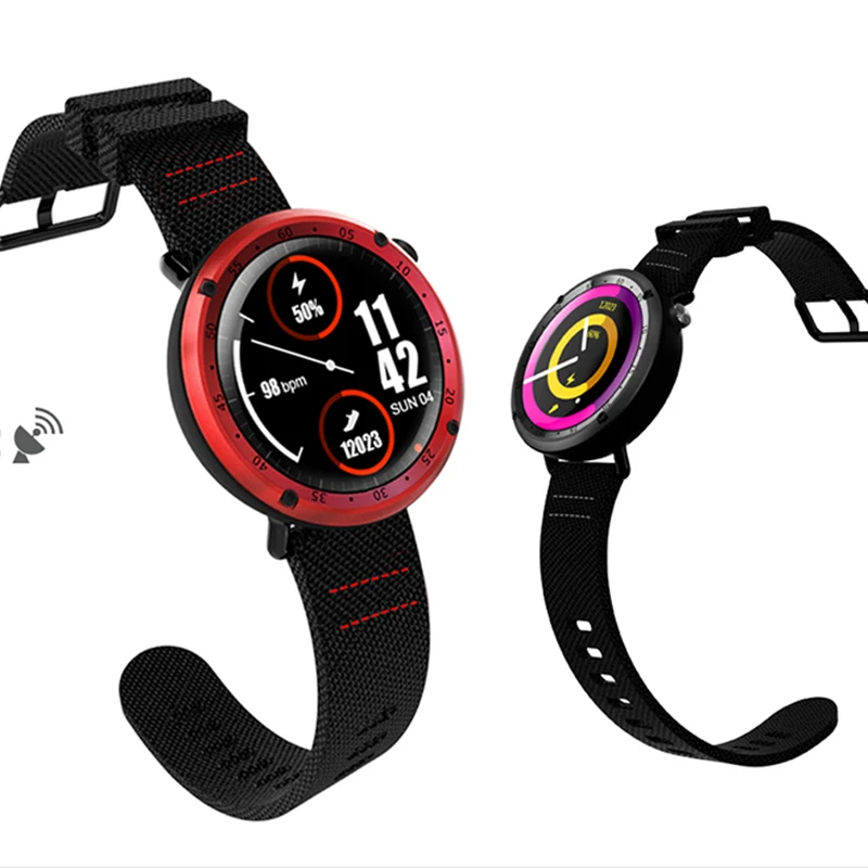 Gps Smartwatch L19 IP67 водонепроницаемые Смарт-часы с крови Давление монитор сердечного